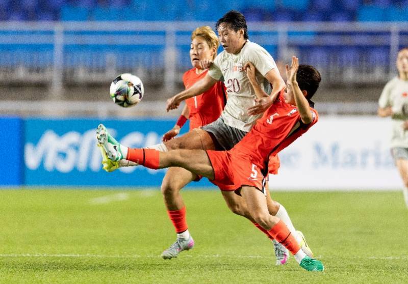 东亚杯-补时险失球女足0-0日本无缘冠军